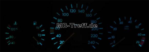 Anleitungen | Mercedes C-Klasse (w202) | Tachoumrstung mit Lampenlack: Bild 7