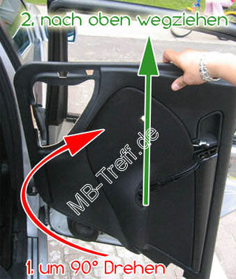 Tipps-tricks | Mercedes C-Klasse (w202) | Trverkleidung entfernen (hinten): Bild 7