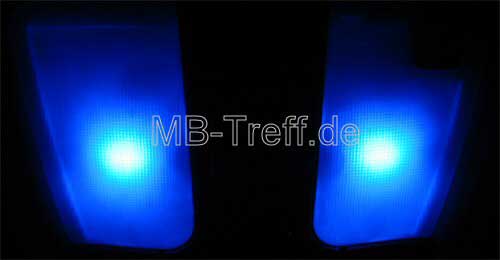 Anleitungen | Mercedes Allgemein | Innenbeleuchtung mit blauen SMD-LEDs (ohne löten): Bild 2