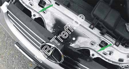 Anleitungen | Mercedes SLK-Klasse (r170) | Einbau des CLK-Grills: Bild 17