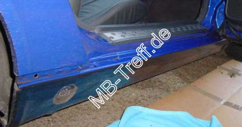 Anleitungen | Mercedes SLK-Klasse (r170) | FL: Seitenschweller an PreFacelift: Bild 7