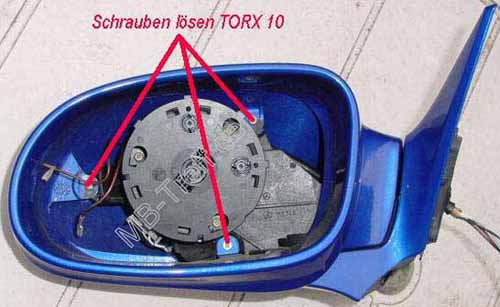 Anleitungen | Mercedes SLK-Klasse (r170) | FL: Spiegelblinker an PreFacel: Bild 10
