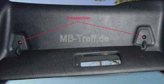 Anleitungen | Mercedes SLK-Klasse (r170) | Automatisch abblendbarer Innenspiegel: Bild 0