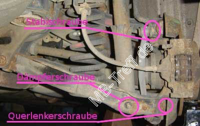 Anleitungen | Mercedes 190D / 190E (w201) | Tieferlegung/Fahrwerksinstandsetzung: Bild 4