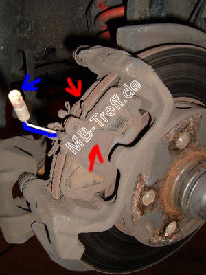 Anleitungen | Mercedes C-Klasse (w202) | Bremsenkltze/-scheiben erneuern, Bremssattel lackieren: Bild 5