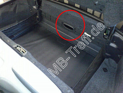 Tipps-tricks | Mercedes CLK-Klasse (c208) | Notentriegelung fr Kofferraum: Bild 4