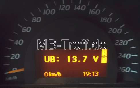 Tipps-tricks | Mercedes C-Sportcoupe / CLC (cl203) | Batteriespannung und Generatorspannung prfen: Bild 4