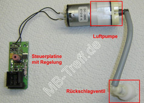 Tipps-tricks | Mercedes G-Klasse (w463) | Multikontursitz Luftpumpe reparieren: Bild 2